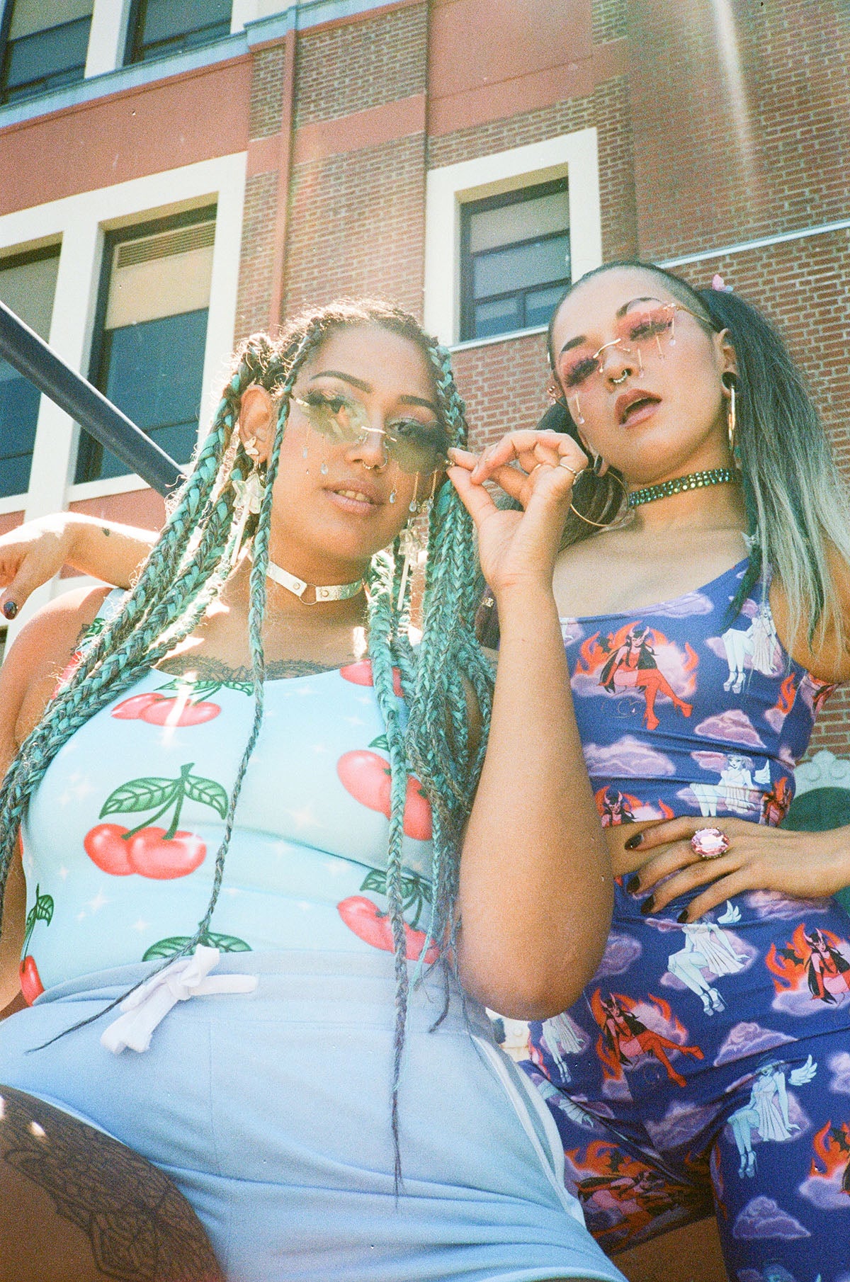 Angel Devil Crop Tank | Eco Fabric