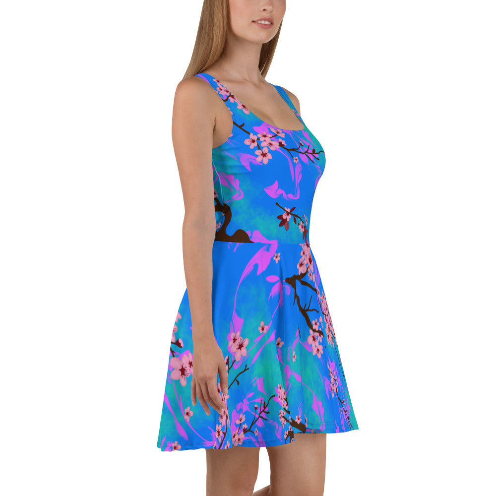 Cherry Blossom Dreams Skater Dress