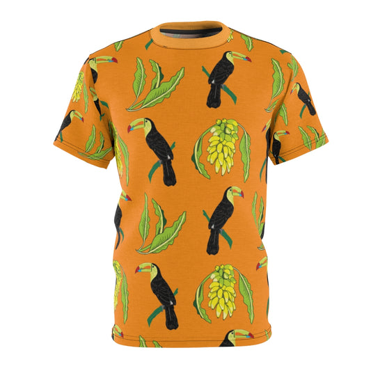 Toucan tropical orange vacation tee unisex t-shirt mens party