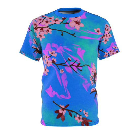 Cherry blossom unisex tee surreal mens shirt
