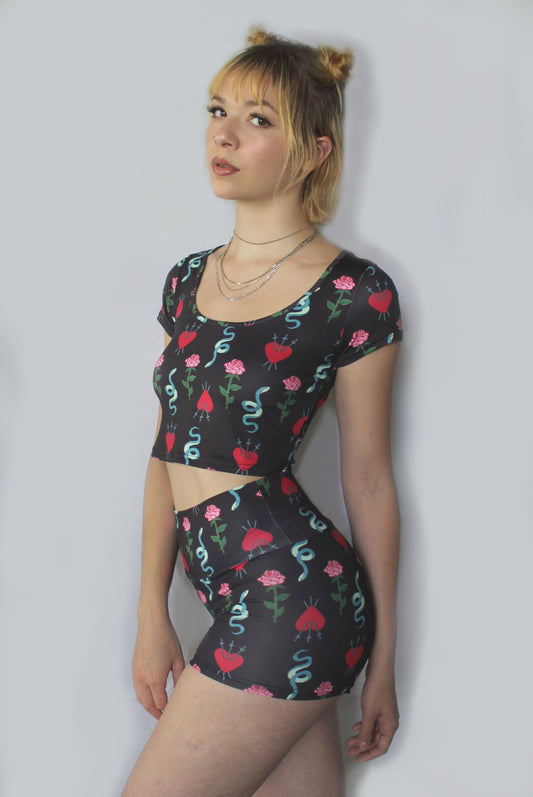 Hopeless Romantic Crop Top | Eco Fabric